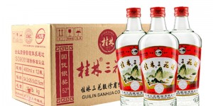 对比选择桂林三花酒 玻瓶 52度 480ml*12瓶 整箱装 米香型白酒白酒优劣解析？了解一星期经验分享？